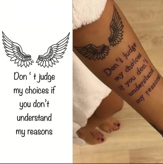 Don’t judge me
